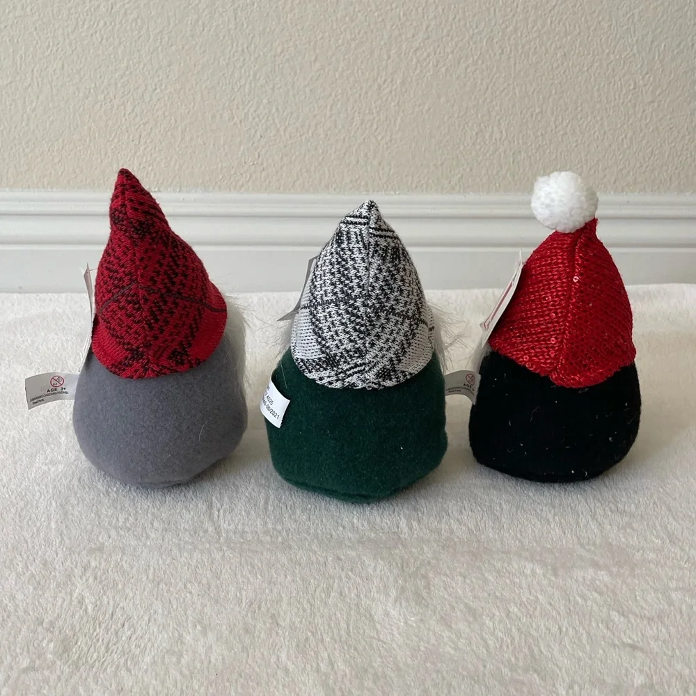 NWT Bundle of 3 Target Bullseye Holiday Gnomes (from 2021 collection)